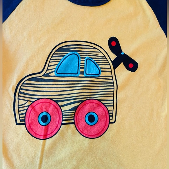 Boys Short Sleeve Car Shirt - Size 7/8 - Picture 2 of 6